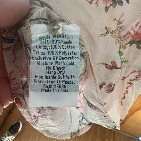 Johnny Was Floral Embroidered dress - Picture 5 of 5